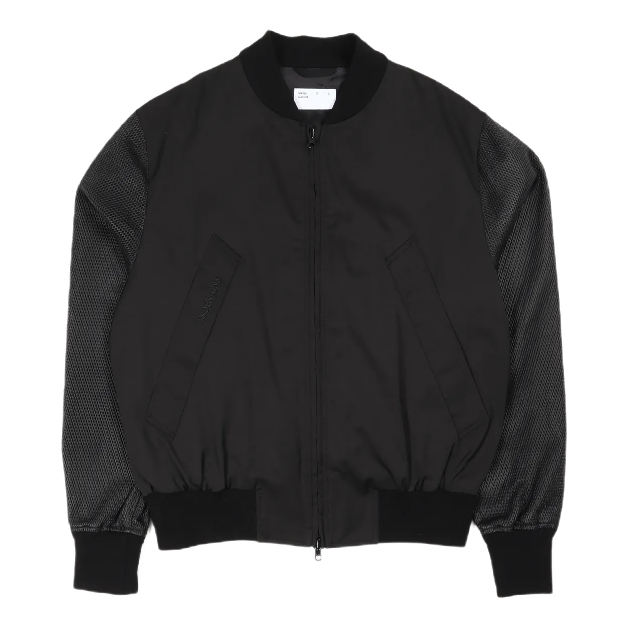 4sd Bomber W/p.leather Sleeves