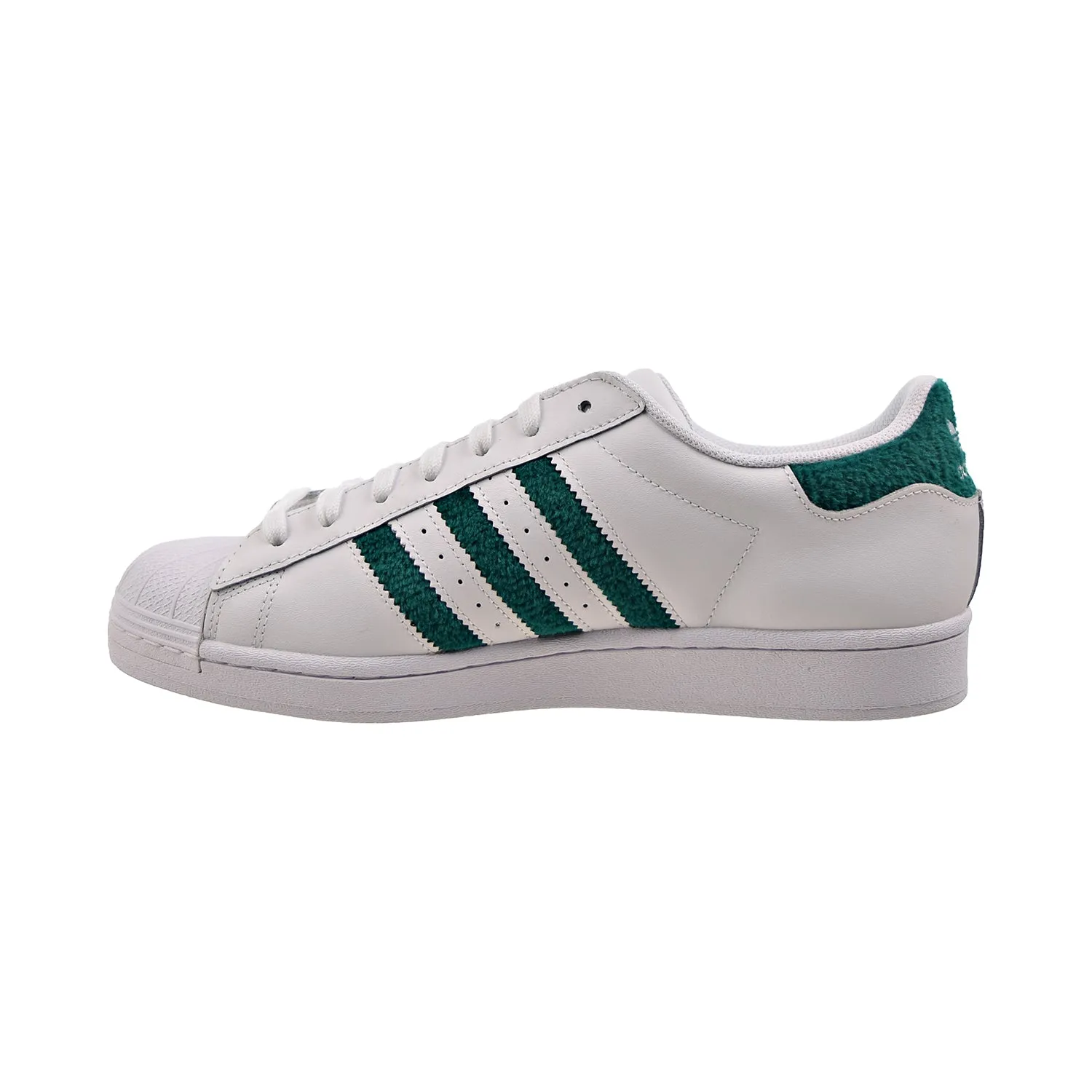 Adidas Superstar Men's Shoes Cloud White-Green-Metallic Gold