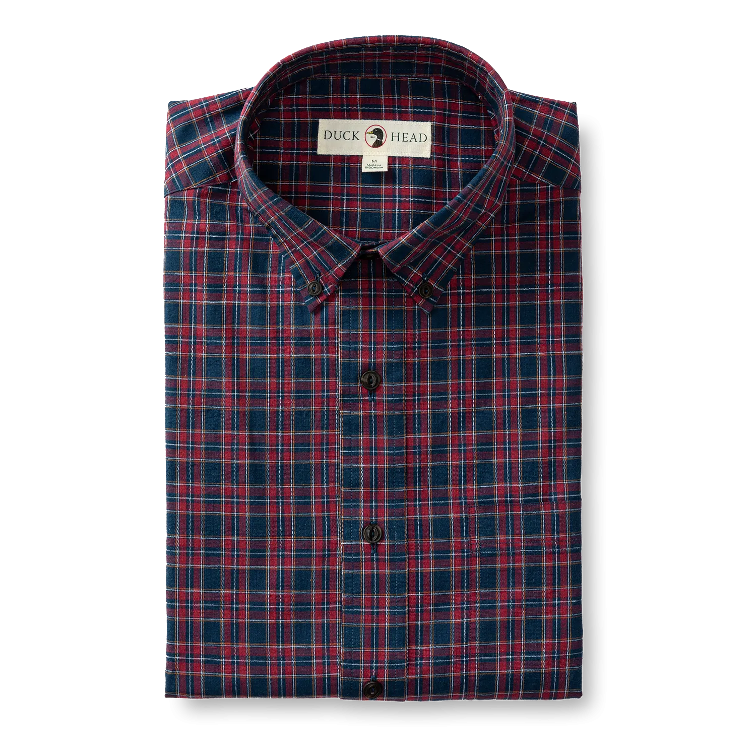 Akins Plaid Cotton Slub Sport Shirt