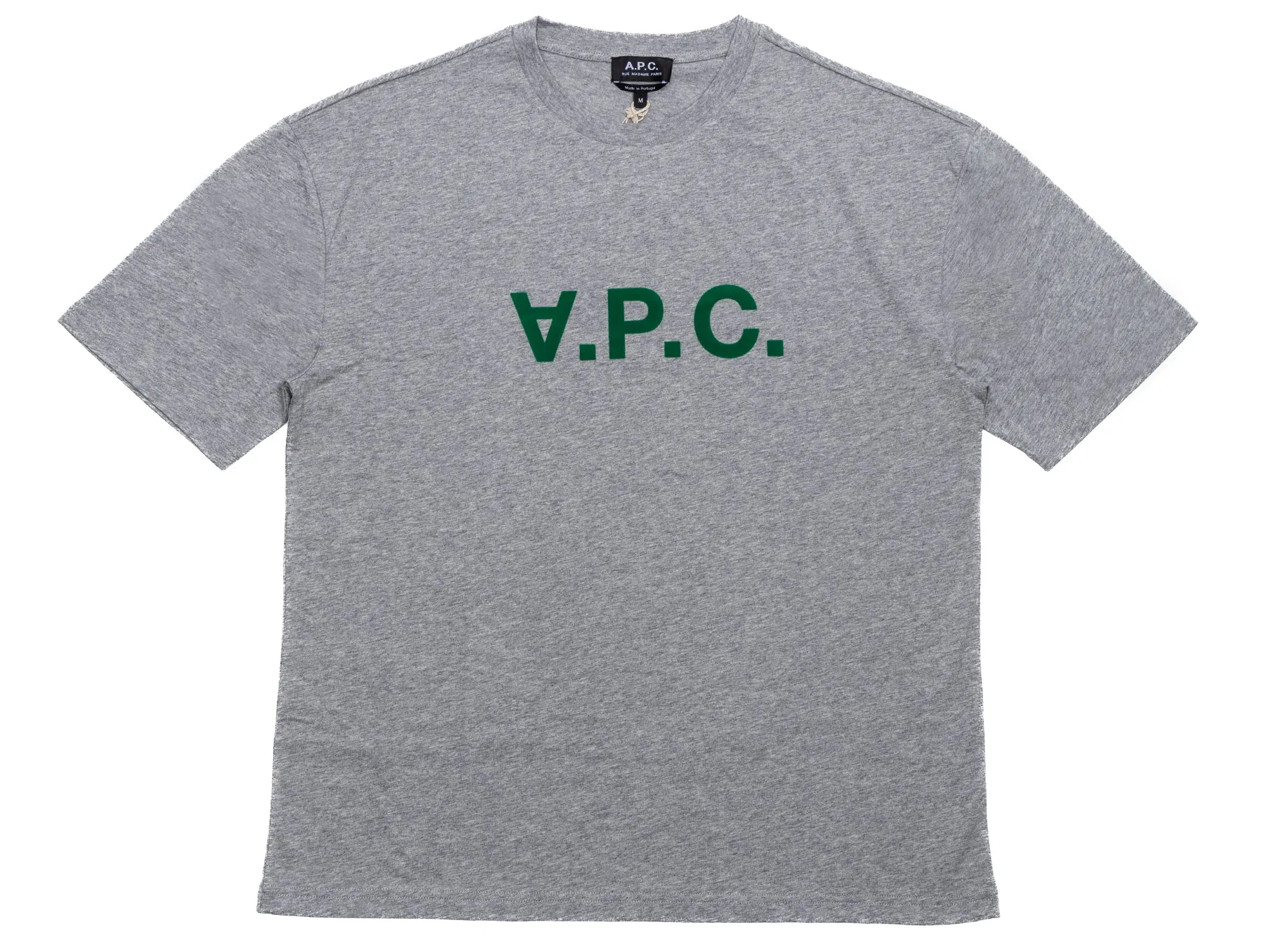 A.P.C. VPC Color H T-Shirt in Grey/Green