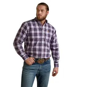 'Ariat' Men's Pro Series Musa Classic Fit Button Down - Purple