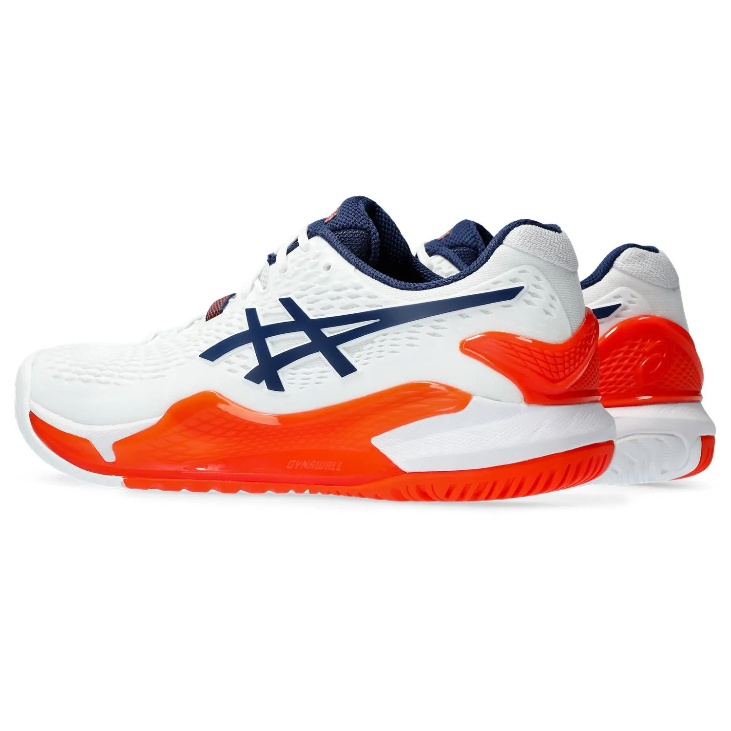 Asics Gel Resolution 9 Men tennis shoes 330.102 White/Blue/Orange