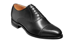 Barker Burford  Smart toe-cap Oxford Shoe  -Black Calf