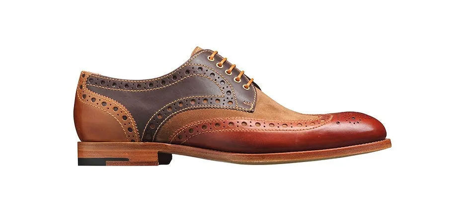 Barker Thompson Derby wingtip - Capuccino / Acorn / Cafe / Snuff