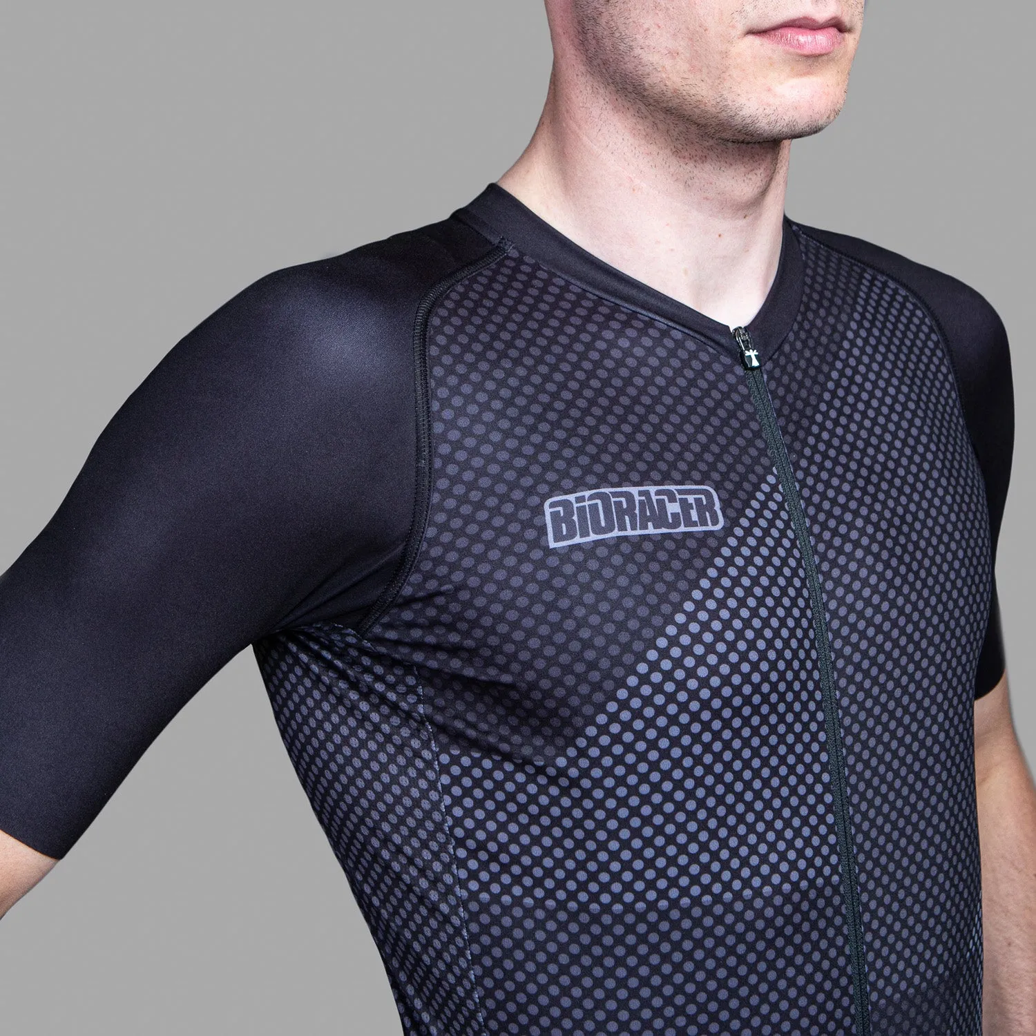 Bioracer Men's Spitfire Jersey - Black Blitzz