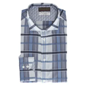 Blue Check Performance Sport Shirt