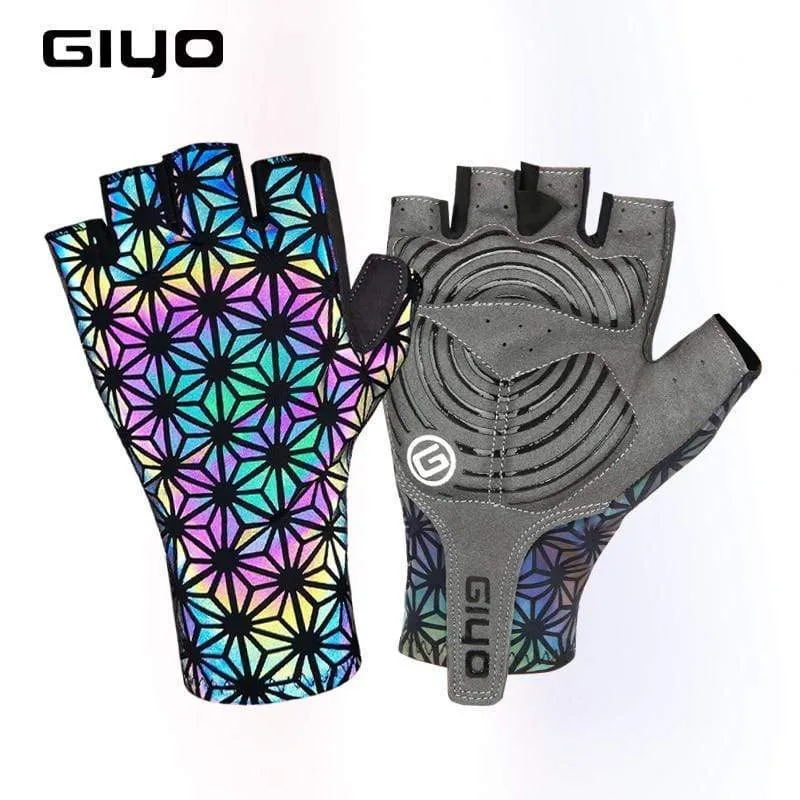 Breaking Wind Cycling Half Finger Gloves Anti-slip Bicycle Mittens Racing Road Bike Glove MTB Biciclet Guantes Ciclismo