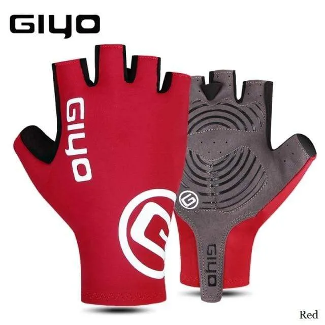 Breaking Wind Cycling Half Finger Gloves Anti-slip Bicycle Mittens Racing Road Bike Glove MTB Biciclet Guantes Ciclismo