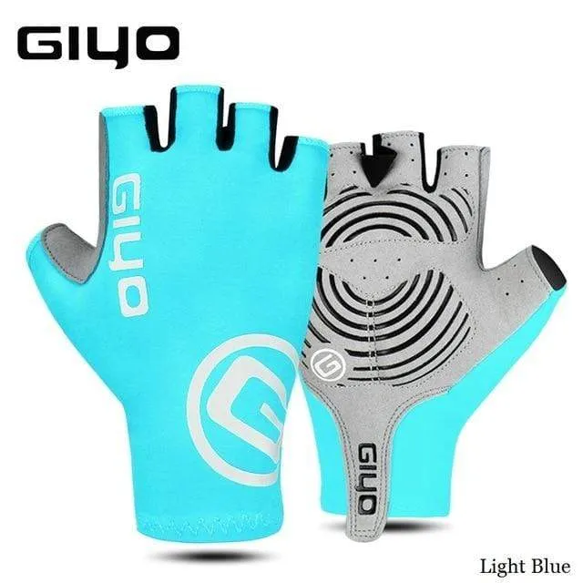 Breaking Wind Cycling Half Finger Gloves Anti-slip Bicycle Mittens Racing Road Bike Glove MTB Biciclet Guantes Ciclismo