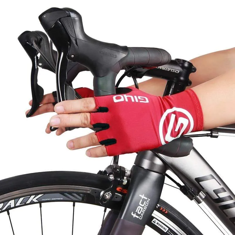 Breaking Wind Cycling Half Finger Gloves Anti-slip Bicycle Mittens Racing Road Bike Glove MTB Biciclet Guantes Ciclismo