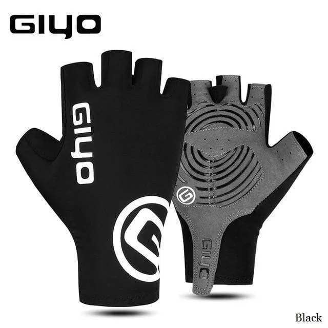 Breaking Wind Cycling Half Finger Gloves Anti-slip Bicycle Mittens Racing Road Bike Glove MTB Biciclet Guantes Ciclismo