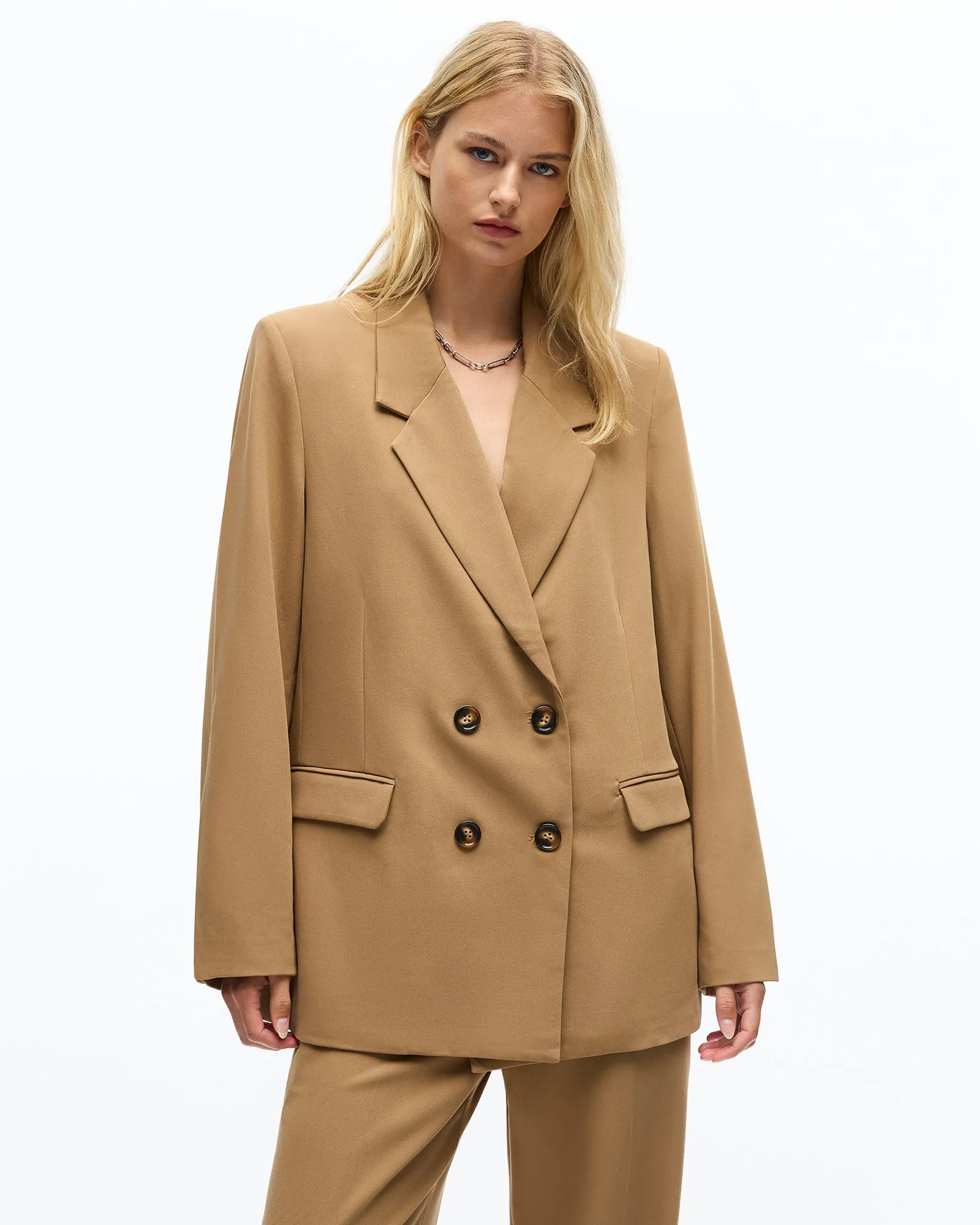 BROOKE BLAZER - TAN