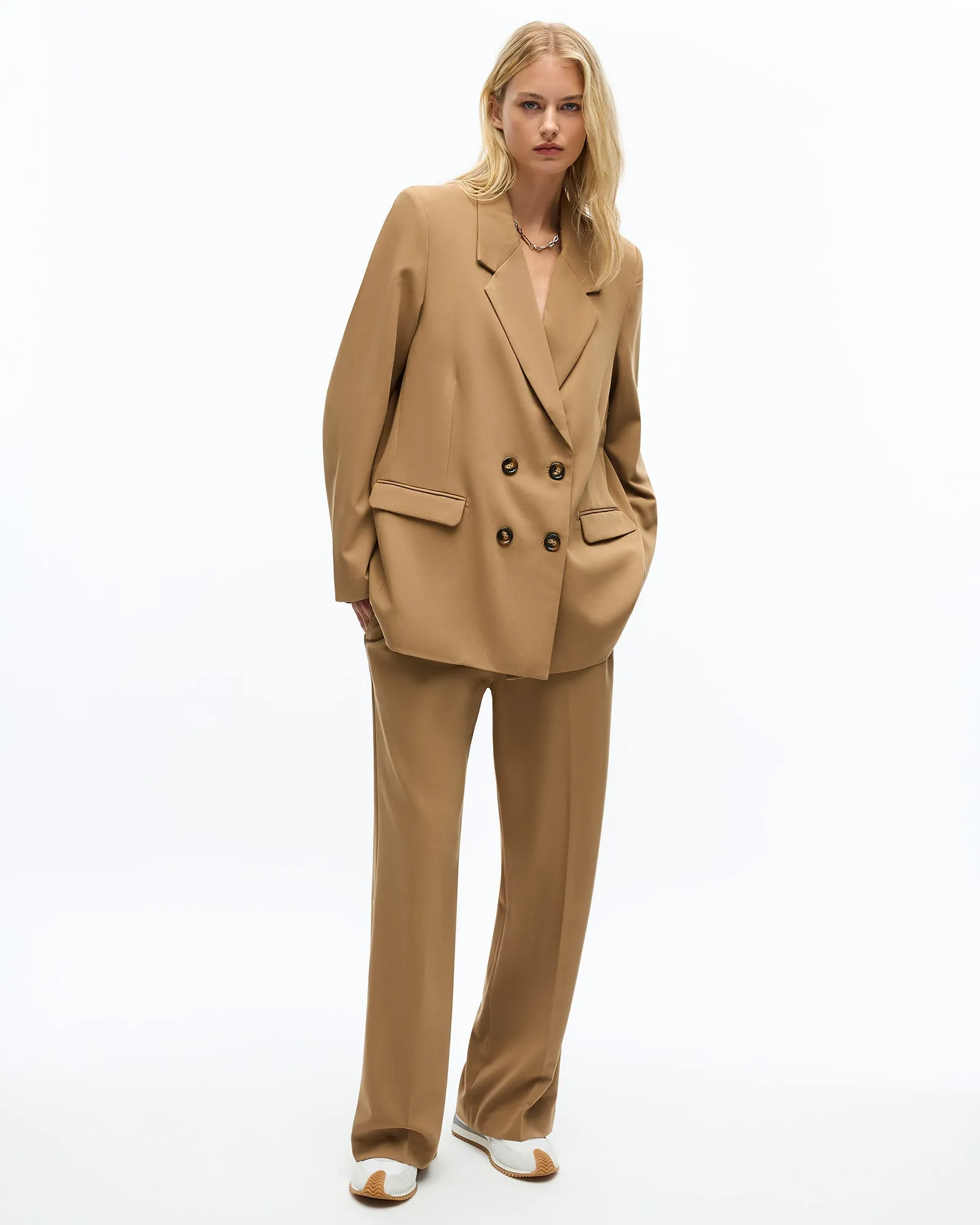 BROOKE BLAZER - TAN