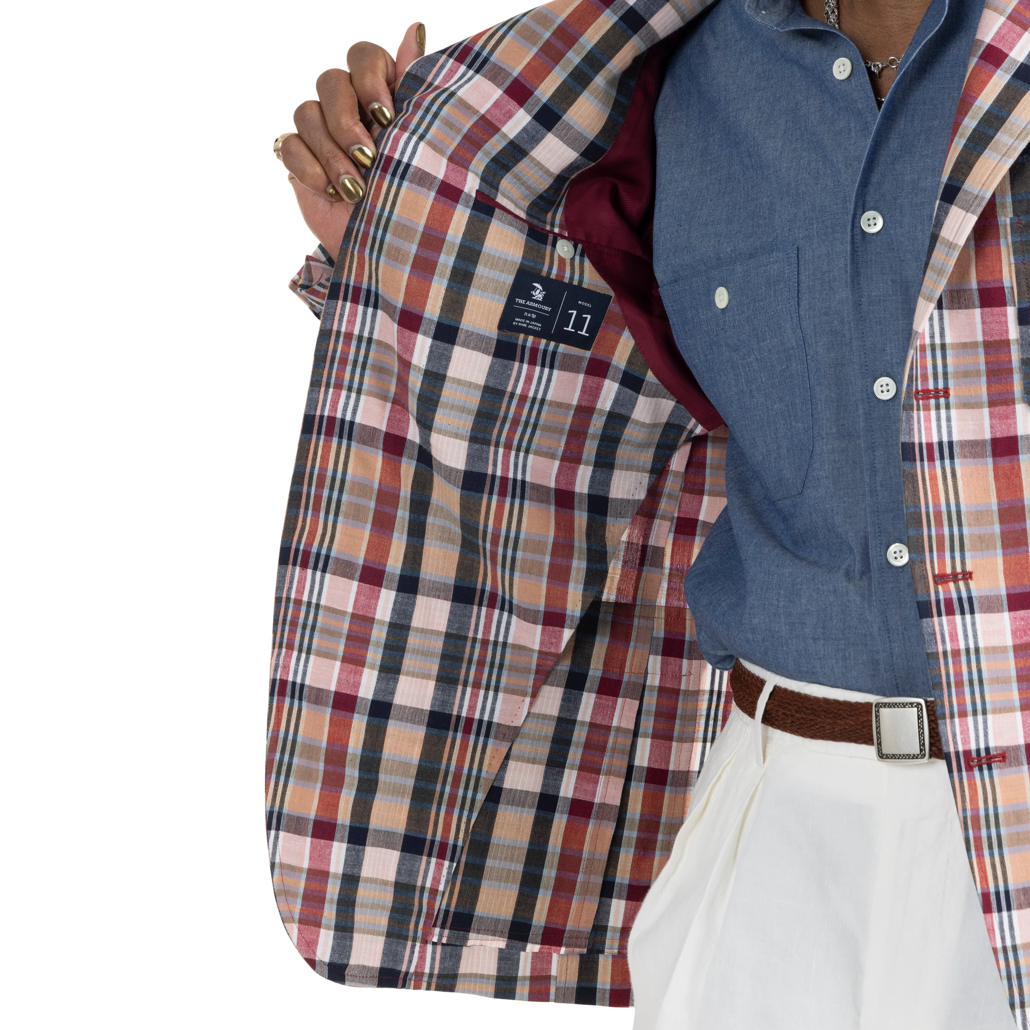 Cotton Madras Model 11 Sport Coat