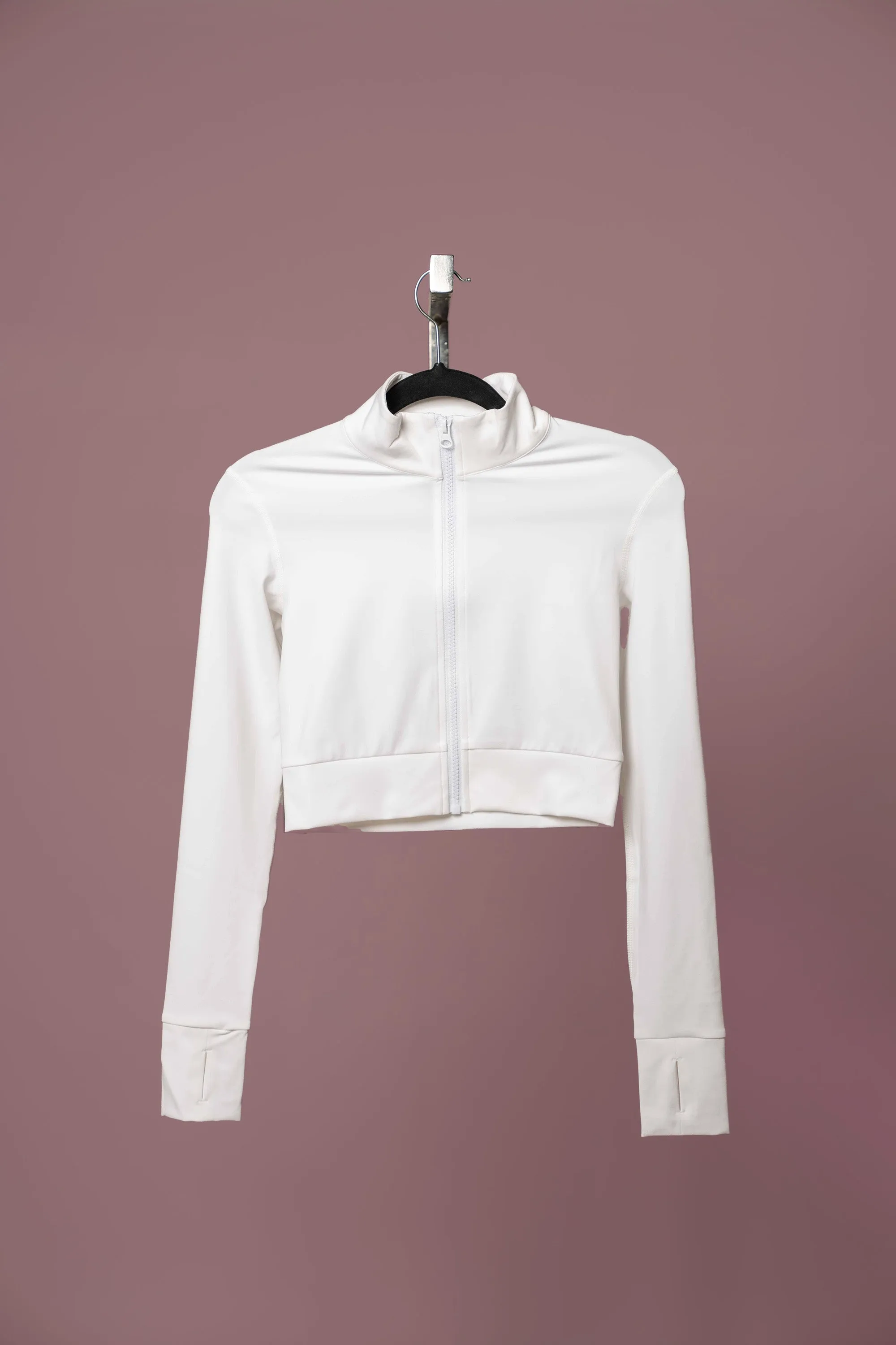 Effortless Cropped Sport Jacket