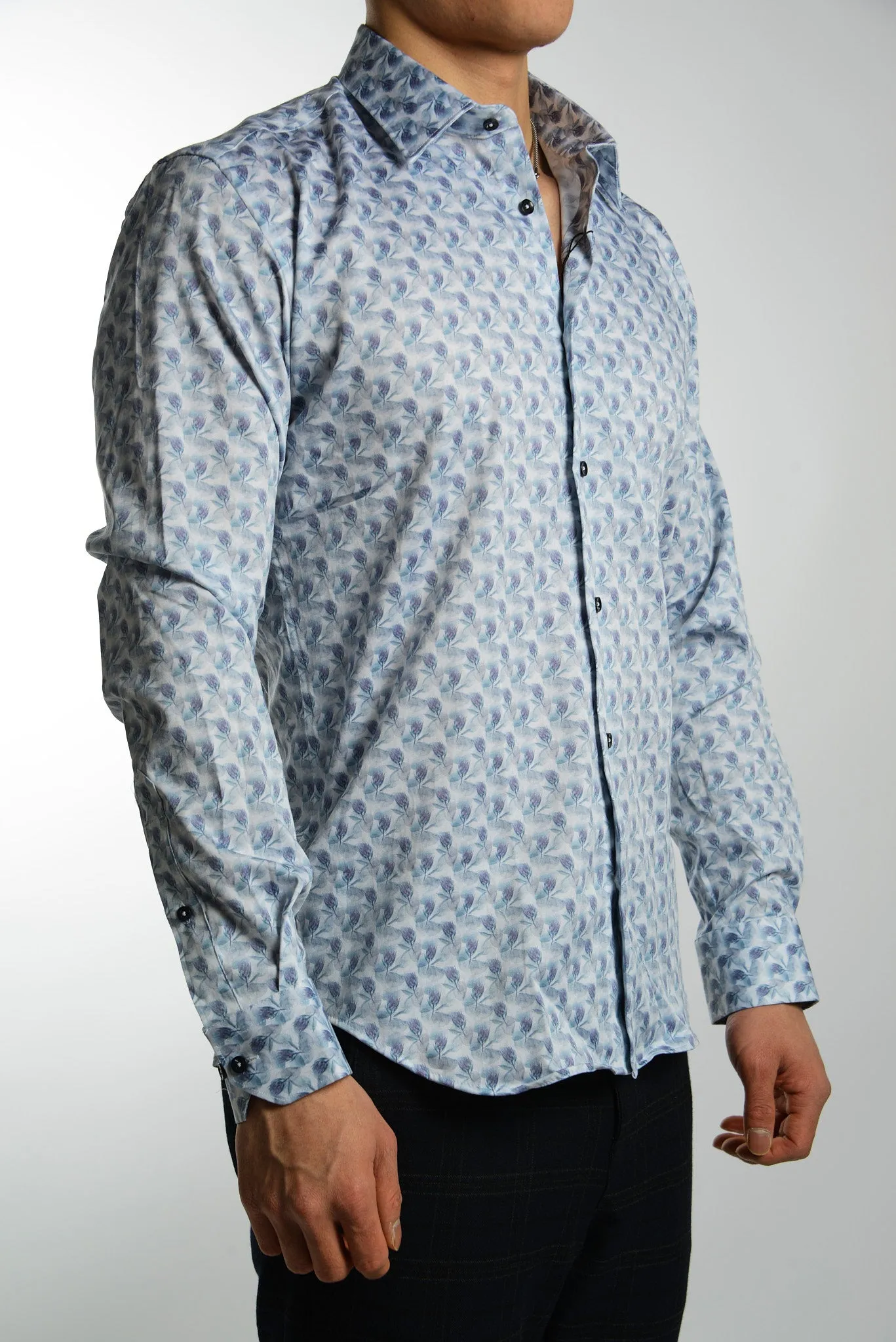 EURO SATEEN LS SPORT SHIRT