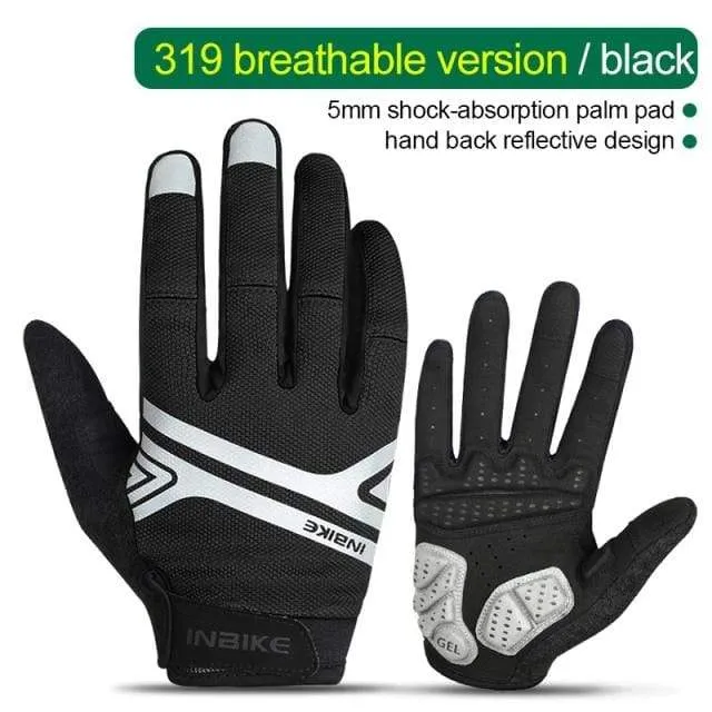 Full Finger Cycling Gloves MTB Bike Bicycle Equipment Riding Outdoor Sports Fitness Touch Screen GEL Padded Accessories