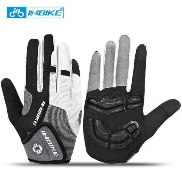 Gel Padded Cycling Gloves Full Finger Road Bicycle Outdoor Sports Skiing Gloves Men Women Racing Climbing MTB Bike Gloves