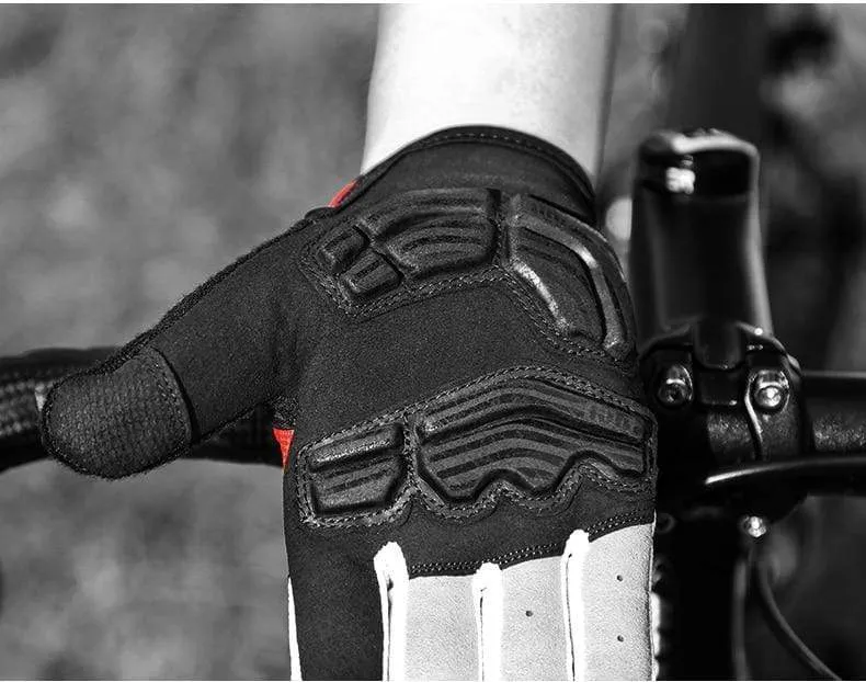 Gel Padded Cycling Gloves Full Finger Road Bicycle Outdoor Sports Skiing Gloves Men Women Racing Climbing MTB Bike Gloves