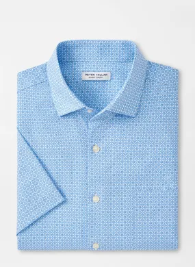 Geo Petals Performance Poplin Sport Shirt