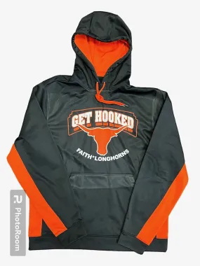 GET HOOKED Sport-Tek Sport-Wick Fleece Colorblock Hooded Pullover