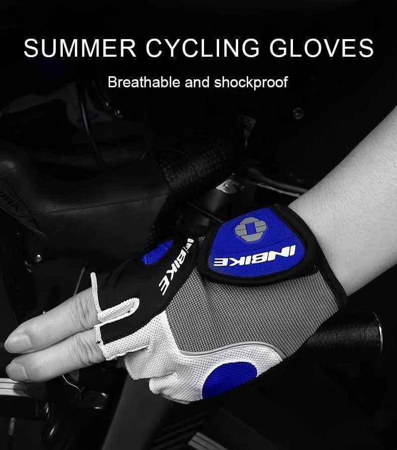 Half Finger Cycling Gloves Sport Fitness Racing MTB Bike Gloves Summer Men Women Riding Thickened Palm Pad Bicycle Gloves