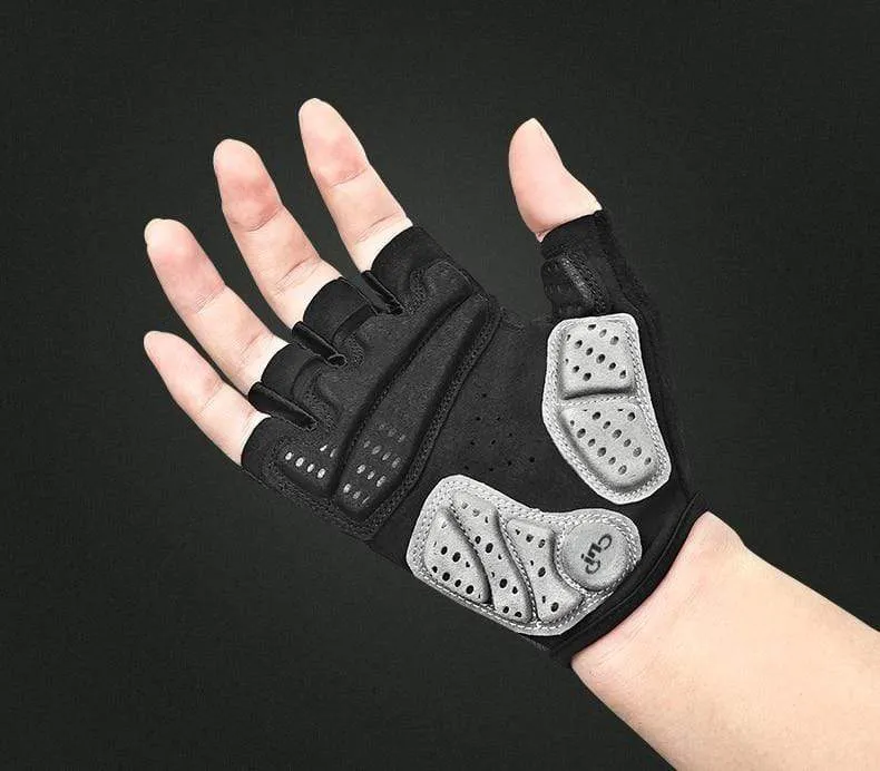 Half Finger Cycling Gloves Sport Fitness Racing MTB Bike Gloves Summer Men Women Riding Thickened Palm Pad Bicycle Gloves