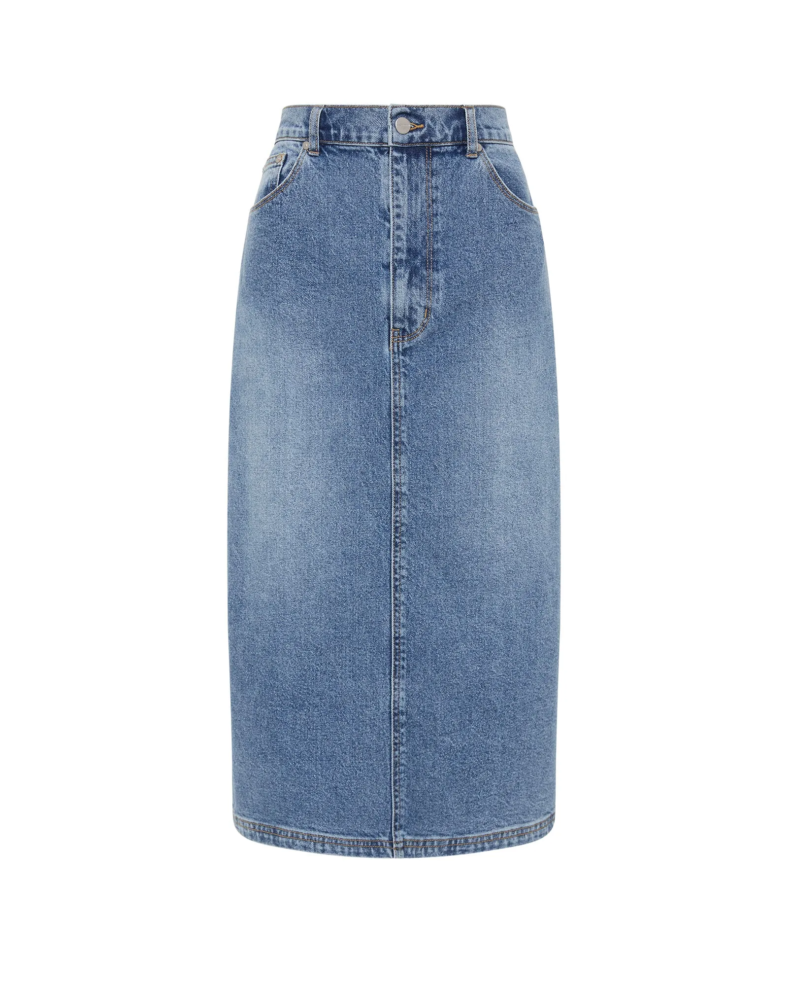 INDI SKIRT - MID INDIGO