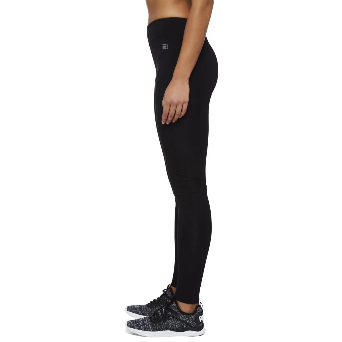 INSPORT WOMEN'S ESSENTIAL FULL LENGTH BLACK TIGHTS