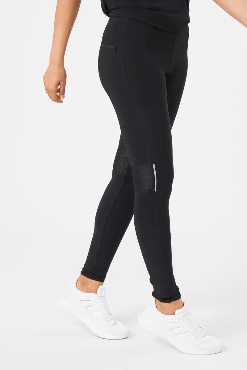 INSPORT WOMEN'S PERFORMANCE FULL LENGTH BLACK TIGHTS