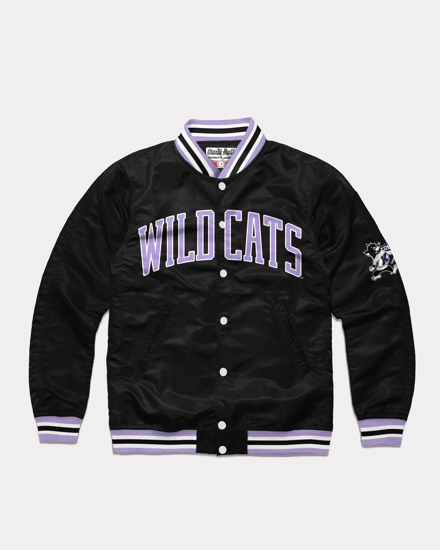 Kansas State Wildcats Black Varsity Jacket