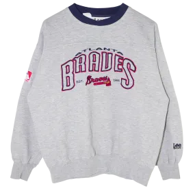 Lee Sport Atlanta Braves MLB Embroidered Sweater Grey (L)