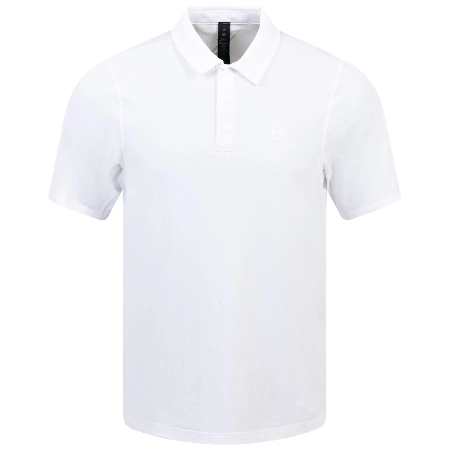 Logo Sport Nylon Stretch Polo White - 2024