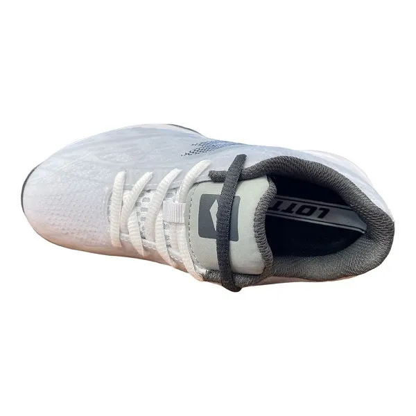 Lotto junior tennis shoe Mirage 300 ALR Jr 210746 6DB all white-asphalt-vapor gray 