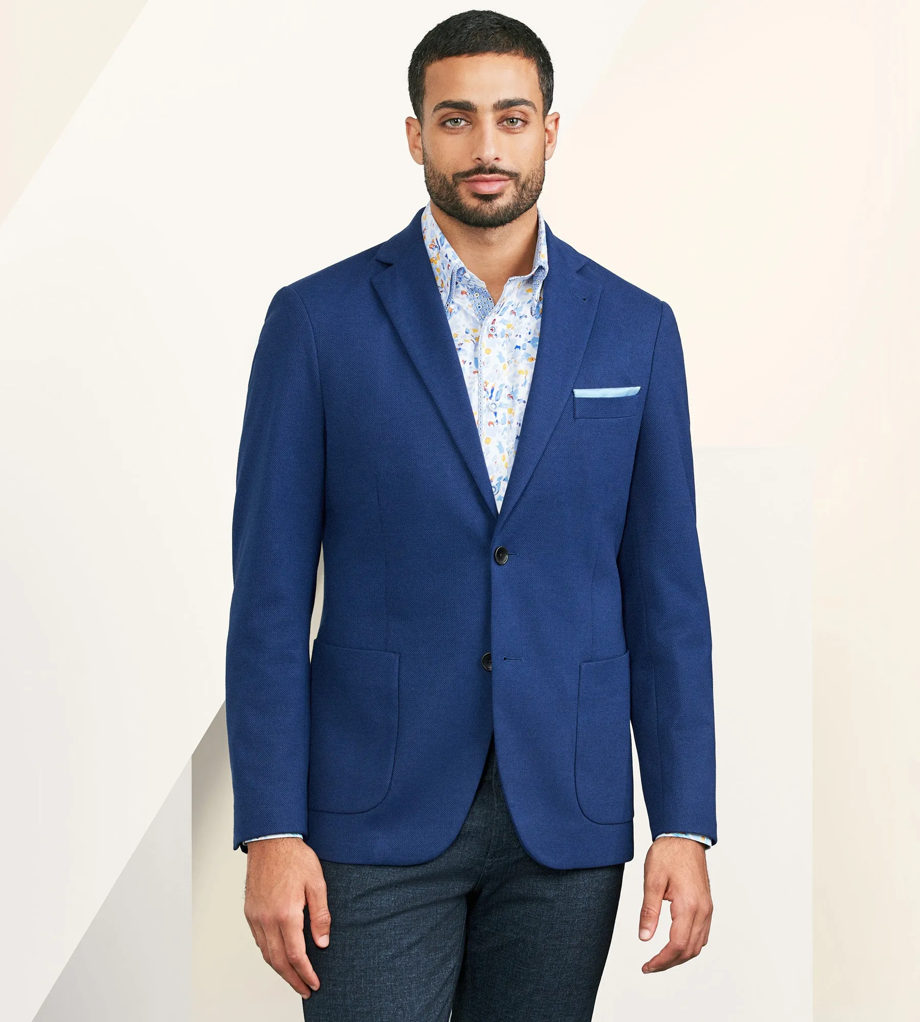 Modern Fit Knit Sport Jacket