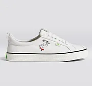 PEANUTS OCA Low Snoopy Skate Off-White Canvas Sneaker Men