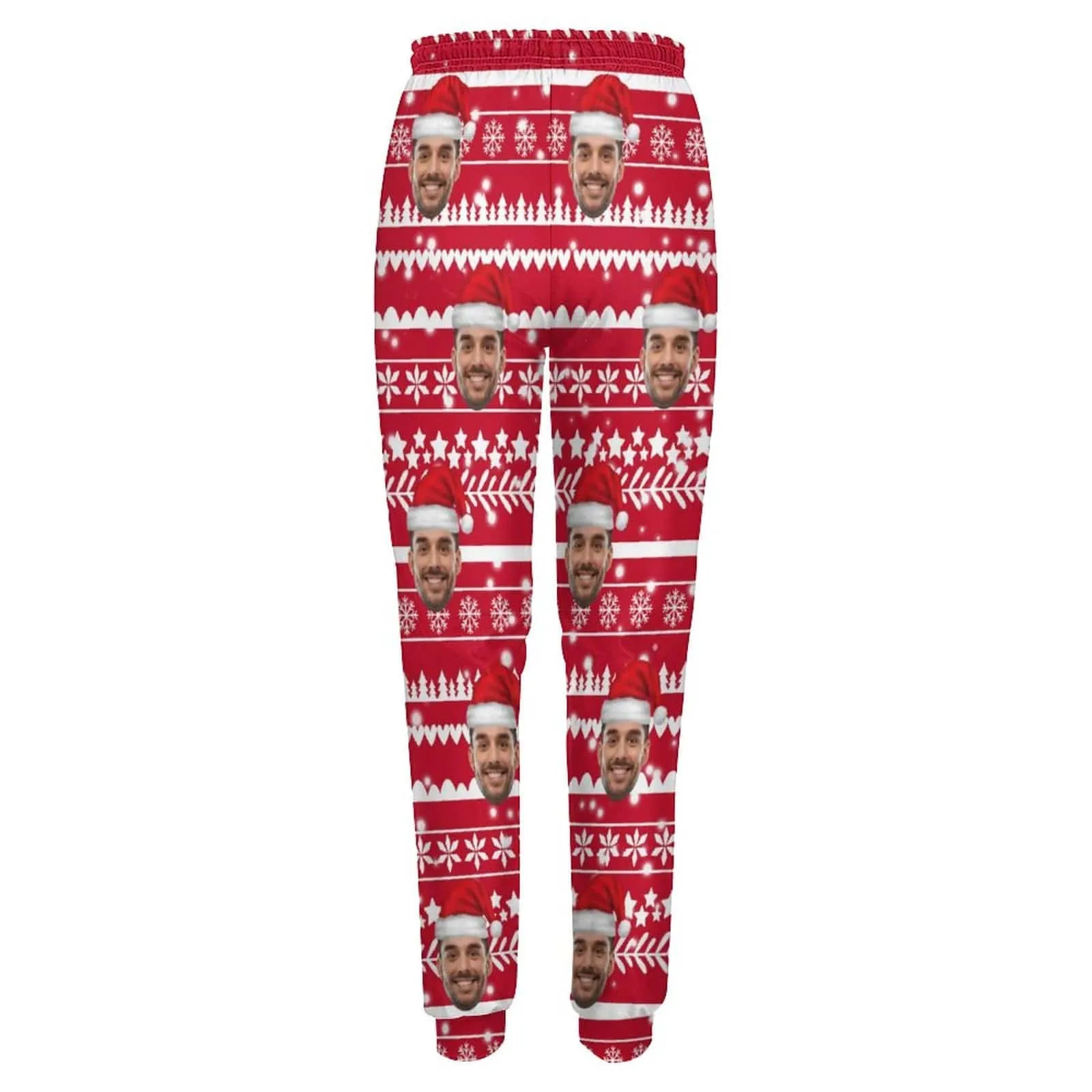 Personalized Christmas Sweatpants Custom Face Pants Women's All Over Print Personalized Casual Sweatpants