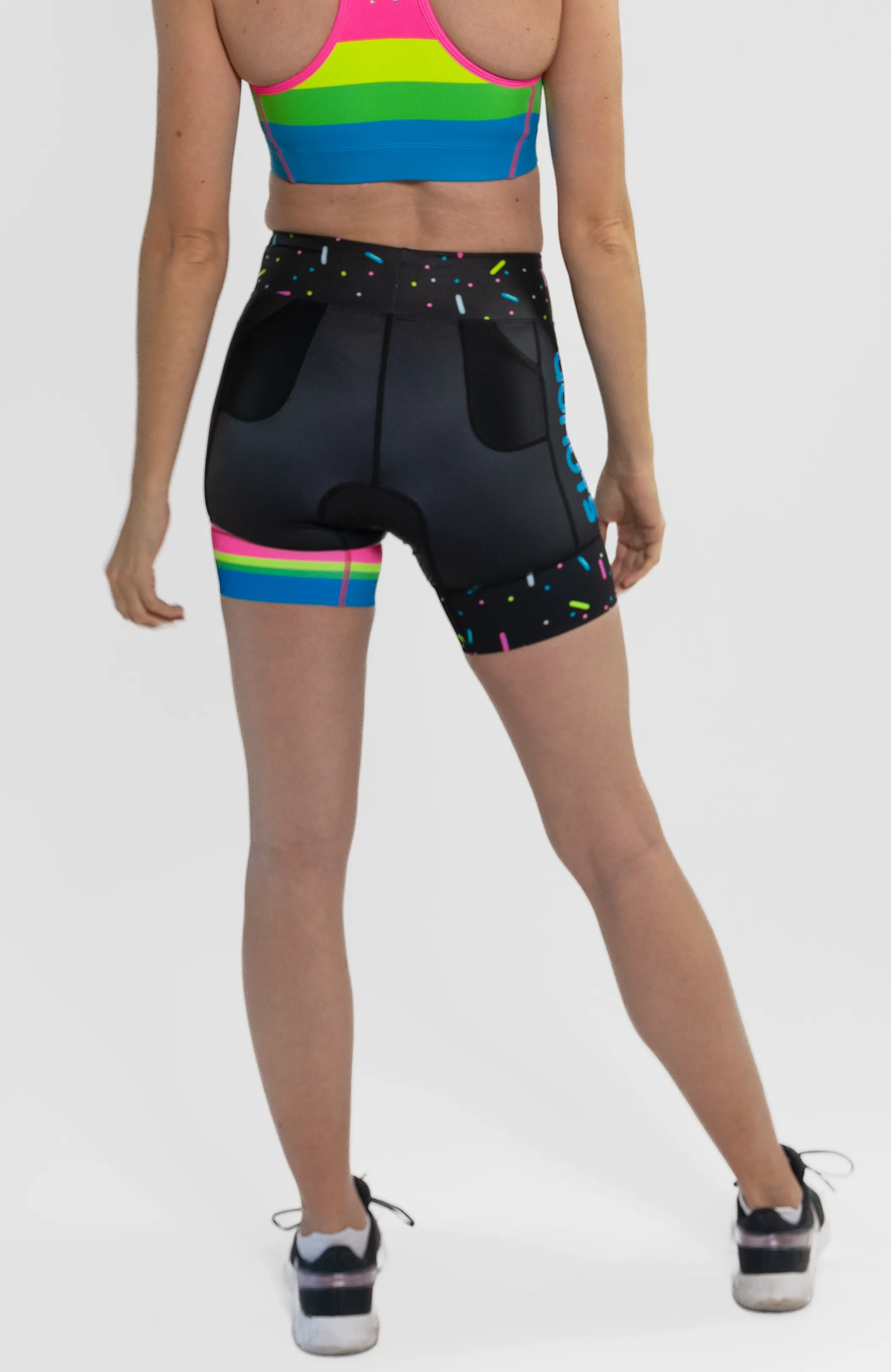 Powered By Donuts Women's 5 Triathlon Shorts