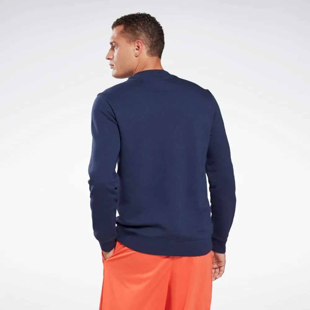 Reebok Apparel Men Reebok Identity Crewneck Sweatshirt VECNAV