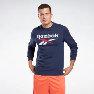 Reebok Apparel Men Reebok Identity Crewneck Sweatshirt VECNAV