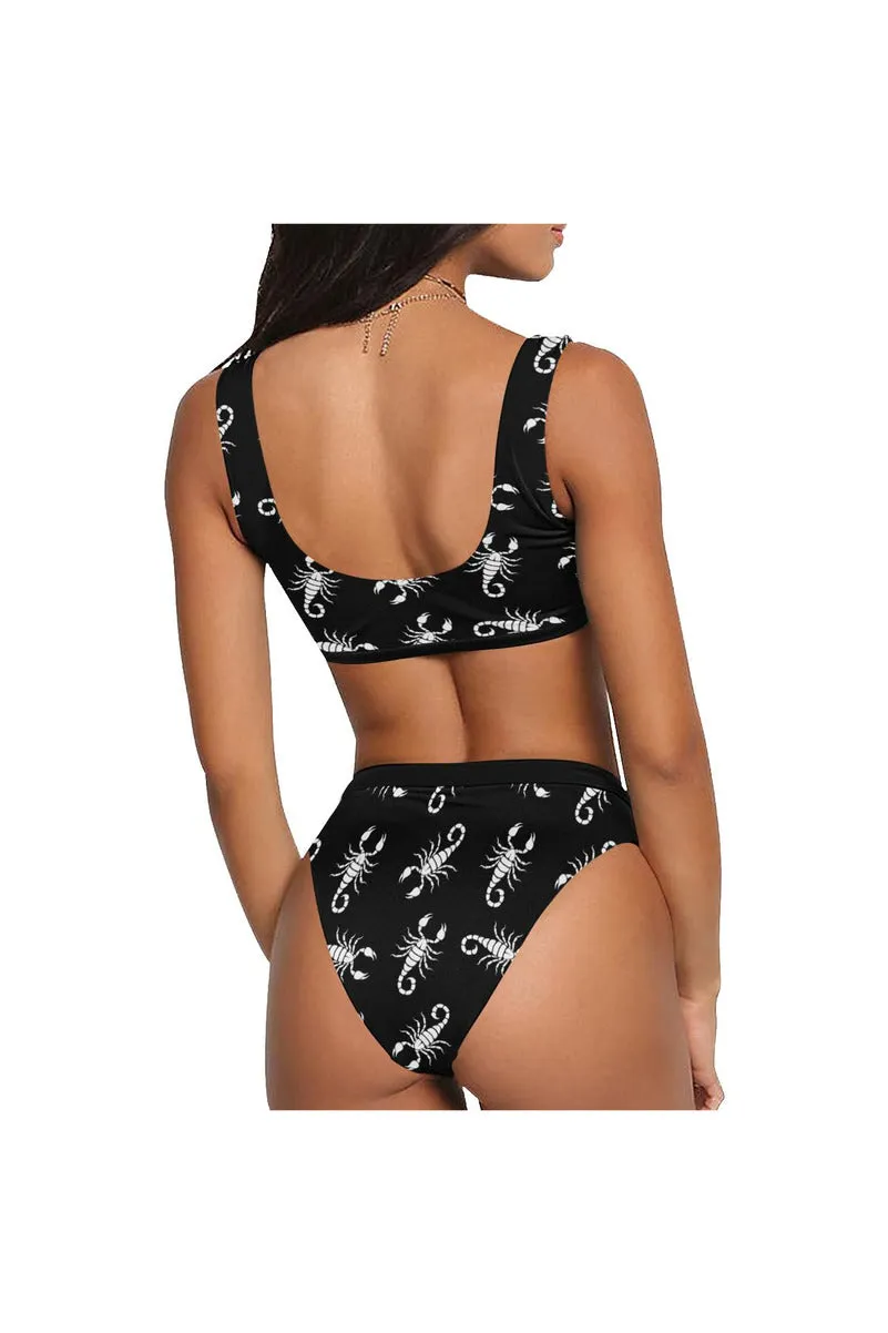 Scorpio Sport Top & High-Waisted Bikini Swimsuit (Model S07)