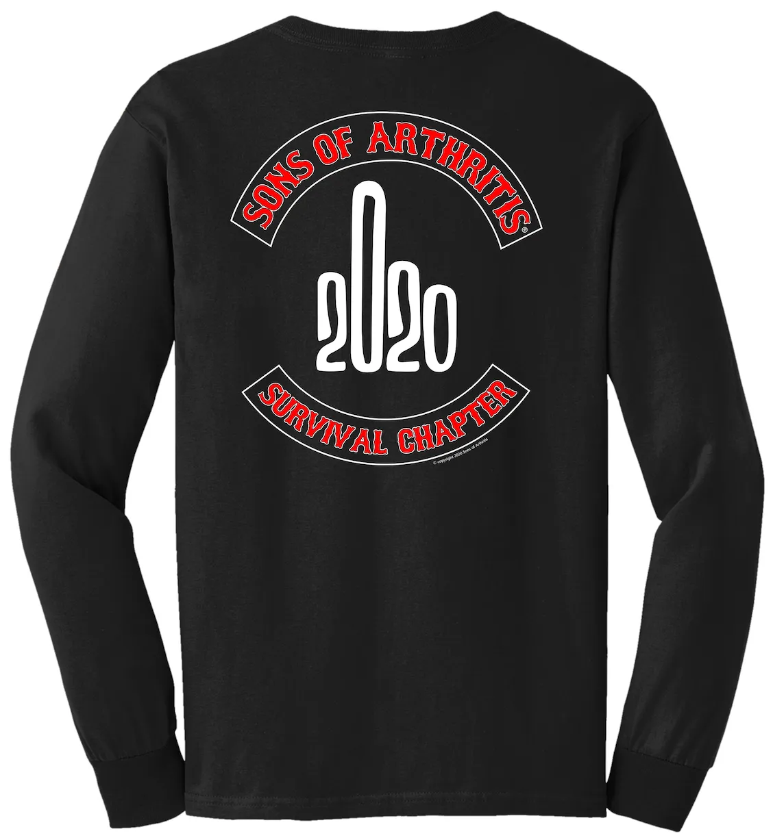 Sons of Arthritis 2020 Survival Chapter Long Sleeve T-Shirt