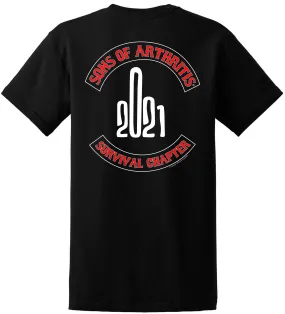 Sons of Arthritis 2021 Survival Chapter Pocket T-Shirt