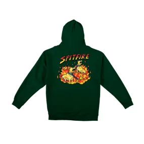 Spitfire Hell Hounds II Hoodie - Dark Green/Multi