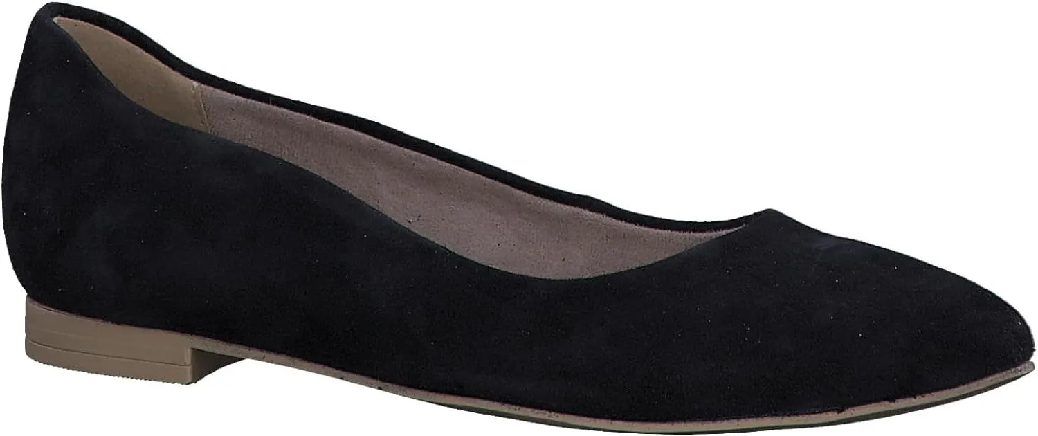 Tamaris 22119-42 Womens Leather Ballerina Pump