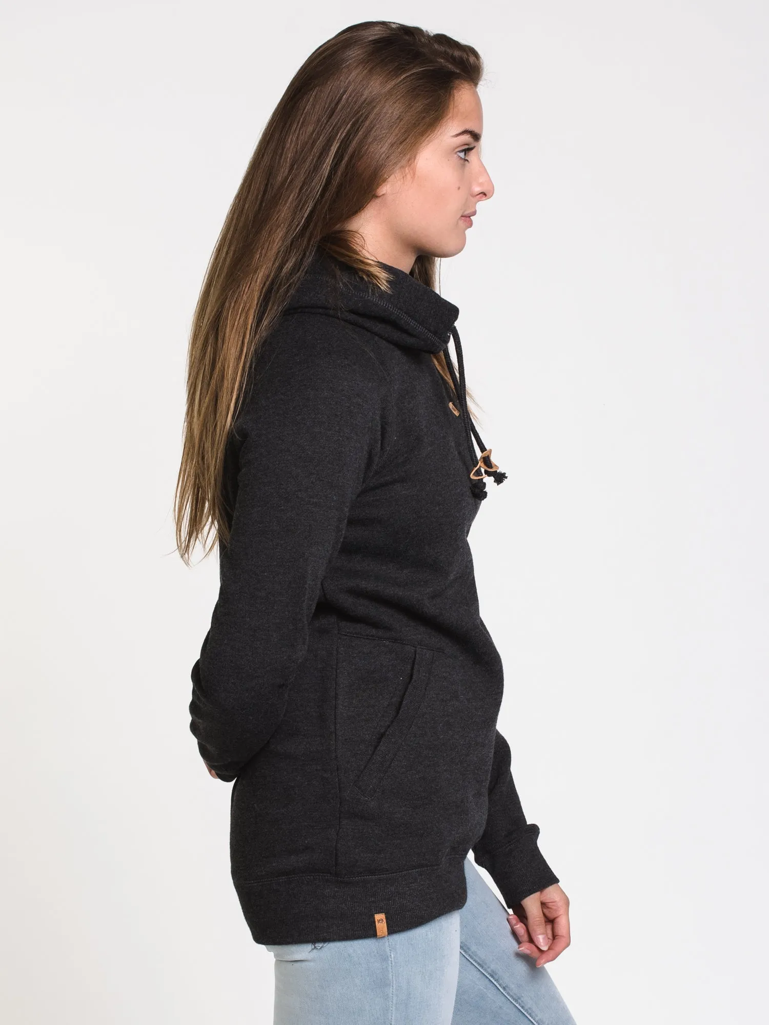 TENTREE BURNEY CORK PATCH PULLOVER HOODIE  - CLEARANCE