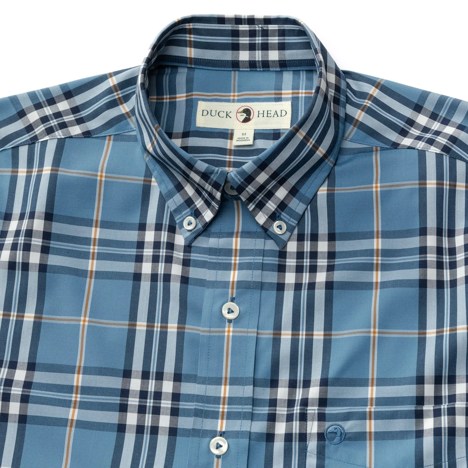 Tully Plaid Performance Poplin Sport Shirt