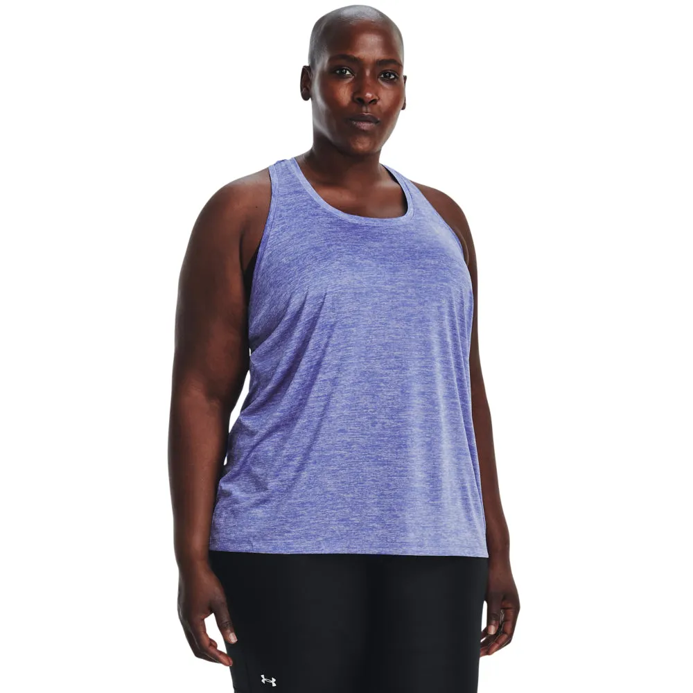 'Under Armour' Women's Tech Twist Tank - Baja Blue (Ext. Sizes)