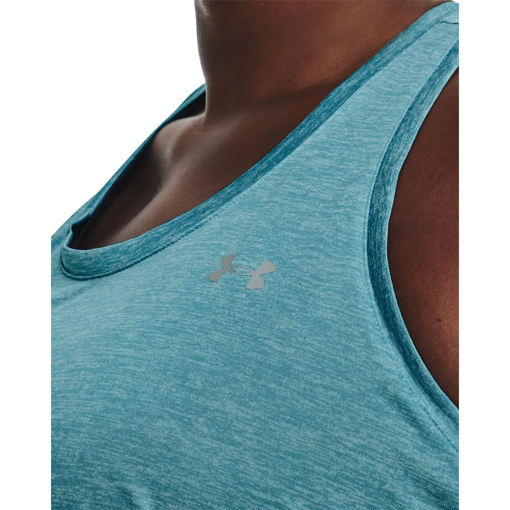 'Under Armour' Women's Tech Twist Tank - Glacier Blue (Ext. Sizes)