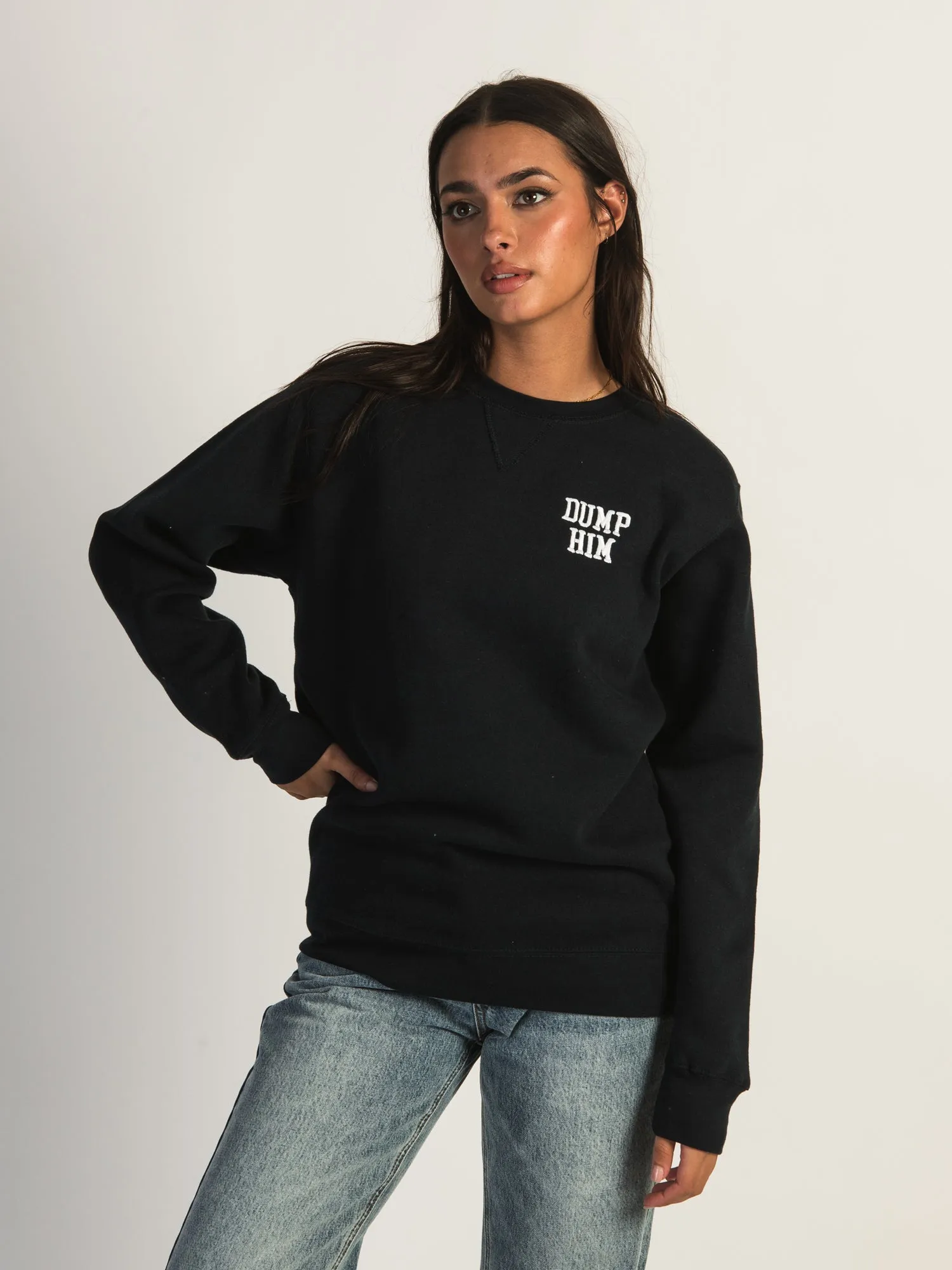 VERBAGE DUMP HIM CREWNECK